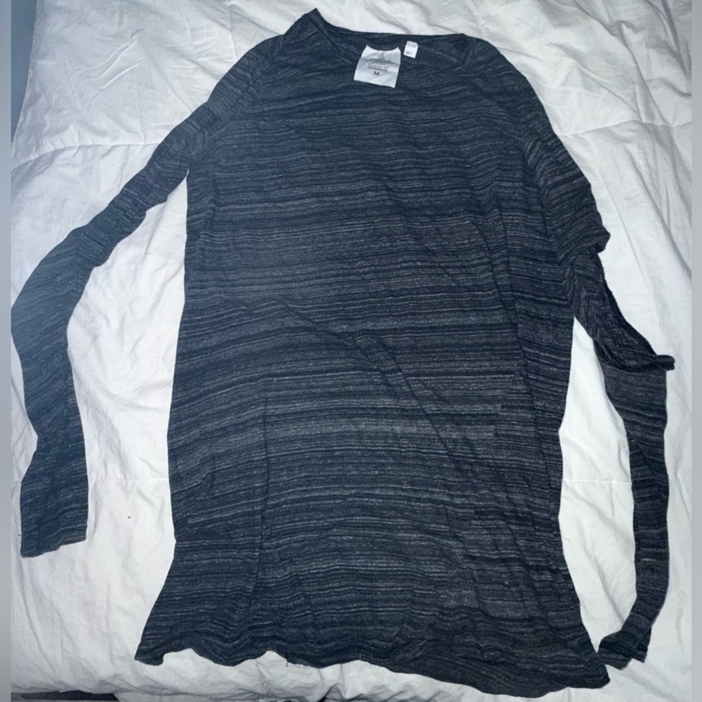 Cheap Monday grey top with sleeves with slits in them
